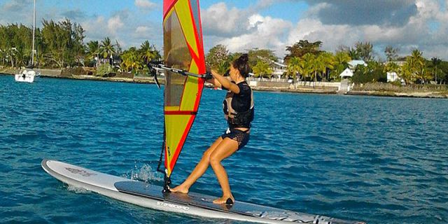 Windsurfing beginners lesson at mont choisy (1)